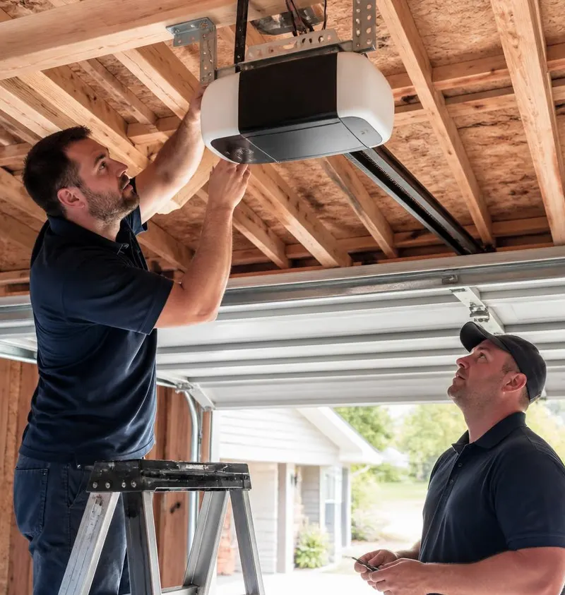 Garage Door Opener Installation in Evinston
